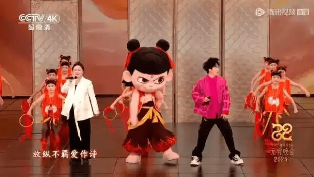 大热的哪吒亦在央视元宵晚会登场。 大热的哪吒亦在央视元宵晚会登场。