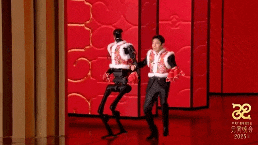 央视主持cos“春晚机械人”劲神似,引发热议。 央视主持cos“春晚机械人”劲神似,引发热议。