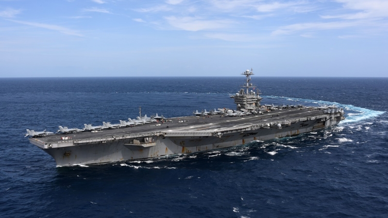 杜鲁门航母。 互联网图片 杜鲁门航母。 互联网图片