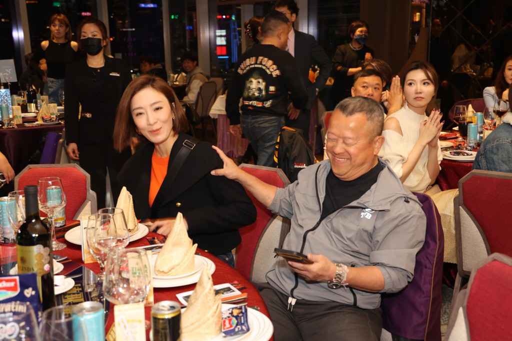 杨茜尧、曾志伟老友鬼鬼。 杨茜尧、曾志伟老友鬼鬼。