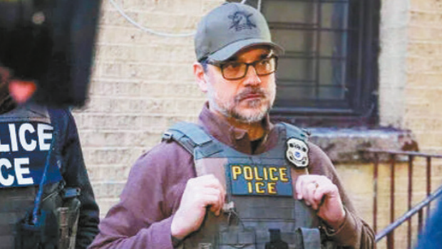 ICE代理局长维特洛已被调职。图为他在今年1月曾在纽约市进行执法行动。 ICE代理局长维特洛已被调职。图为他在今年1月曾在纽约市进行执法行动。