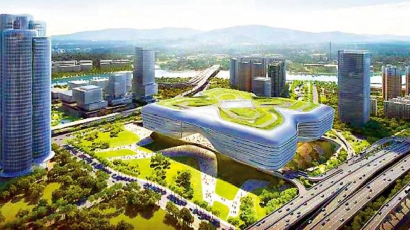 新皇岗口岸的效果图。.jpg 新皇岗口岸的效果图。.jpg