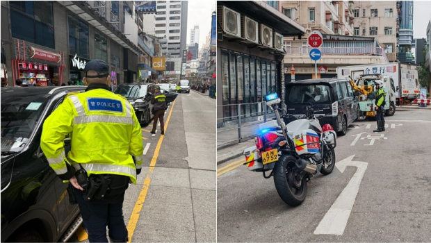 警方西九龙交通执法 警方西九龙交通执法