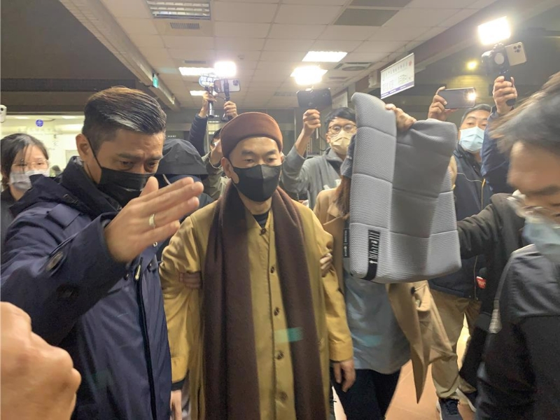 通法寺疑涉政治献金二度遭搜索 ,住持释煌智凌晨遭声请羁押。(中时数据库) 通法寺疑涉政治献金二度遭搜索 ,住持释煌智凌晨遭声请羁押。(中时数据库)