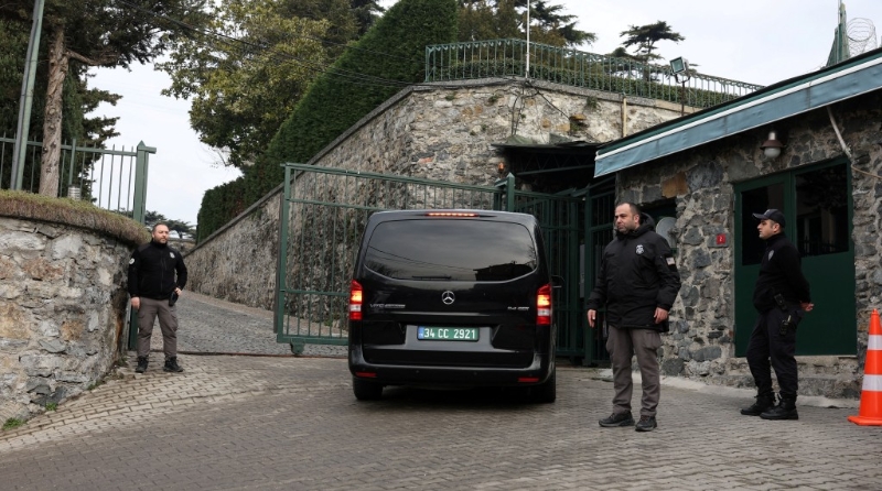 美俄代表27日在土耳其伊斯坦堡美国总领事馆官邸会谈。路透社 美俄代表27日在土耳其伊斯坦堡美国总领事馆官邸会谈。路透社