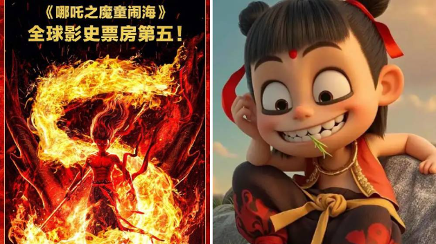 《哪吒2》超越《星战》,冲上全球票房TOP 5。 央视新闻 《哪吒2》超越《星战》,冲上全球票房TOP 5。 央视新闻