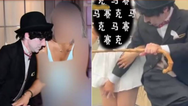 北京环球影城的“差利”外籍演员被指借表演向女游客“抽水”。抖音@娱乐佟掌柜 北京环球影城的“差利”外籍演员被指借表演向女游客“抽水”。抖音@娱乐佟掌柜