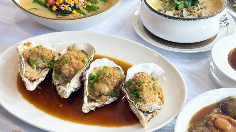 蒜茸蒸蚝 蒜茸蒸蚝