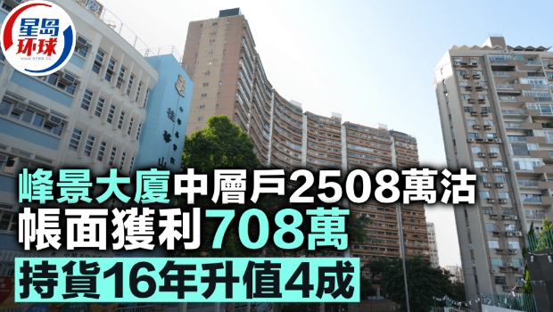 峰景大厦中层户2508万沽 峰景大厦中层户2508万沽
