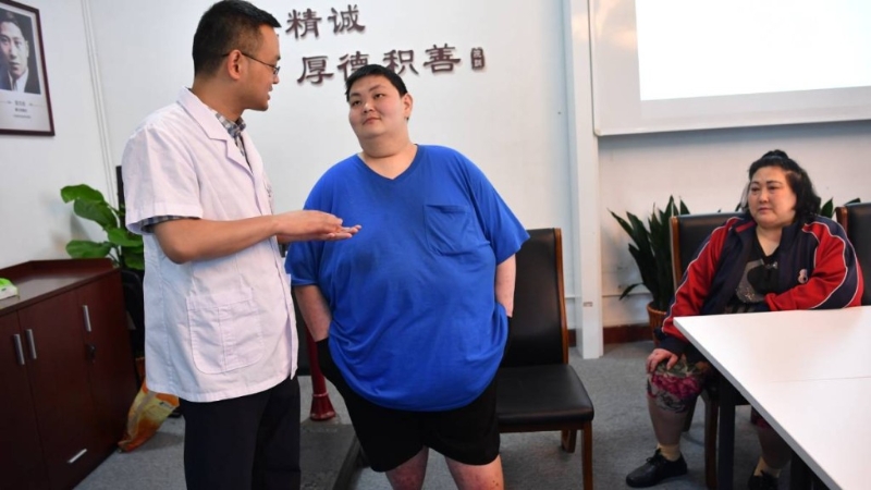 中国人的体重近年有明显增加。 中新社 中国人的体重近年有明显增加。 中新社