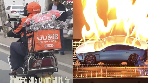 纸扎小米SU7热卖。 纸扎小米SU7热卖。