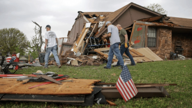 美国中部及南部遭龙卷风吹袭酿至少7死 美国中部及南部遭龙卷风吹袭酿至少7死
