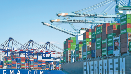 洛杉矶港口。 洛杉矶港口。