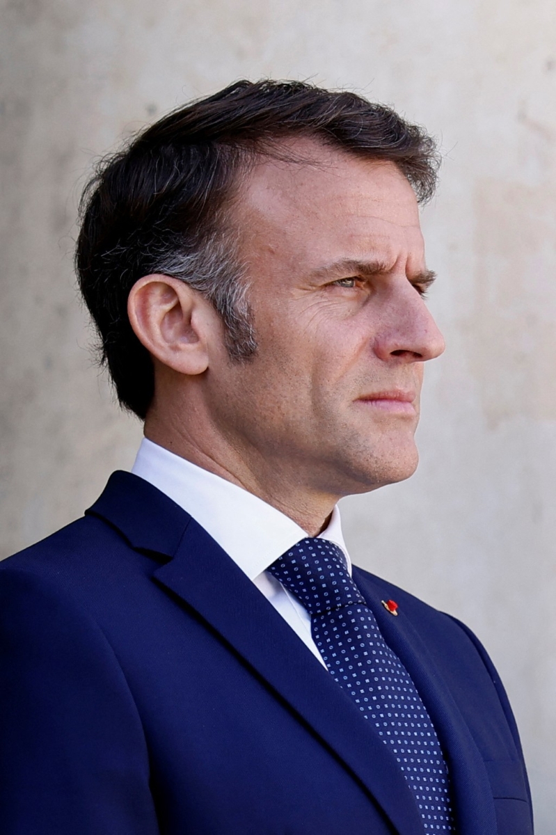 马克龙认为在适当时机承认巴勒斯坦国「是正当的」。路透社 马克龙认为在适当时机承认巴勒斯坦国「是正当的」。路透社