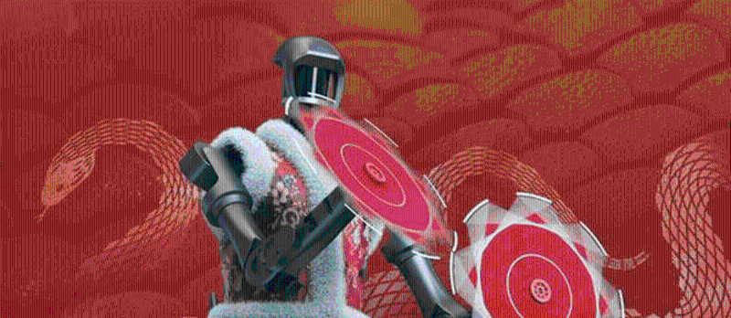 2025年,穿着大花褂子的宇树机器人在春晚亮相。 宇树官网 2025年,穿着大花褂子的宇树机器人在春晚亮相。 宇树官网