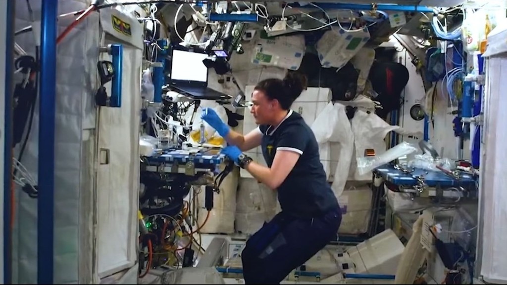 航天员在舱内生活和工作 航天员在舱内生活和工作