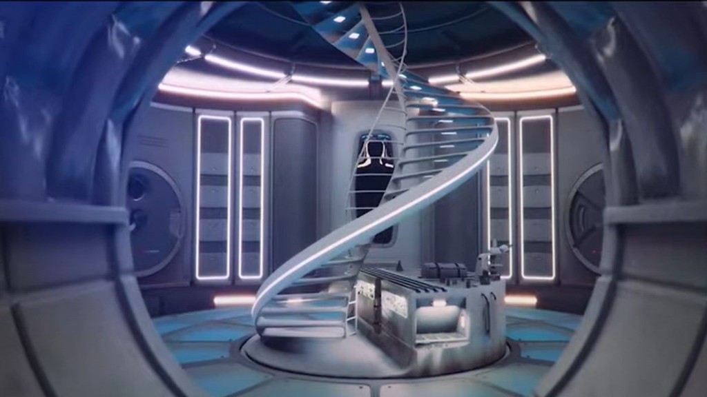 月球基地构想图 月球基地构想图