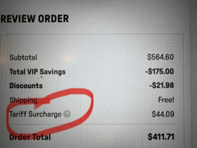 关税附加费 关税附加费