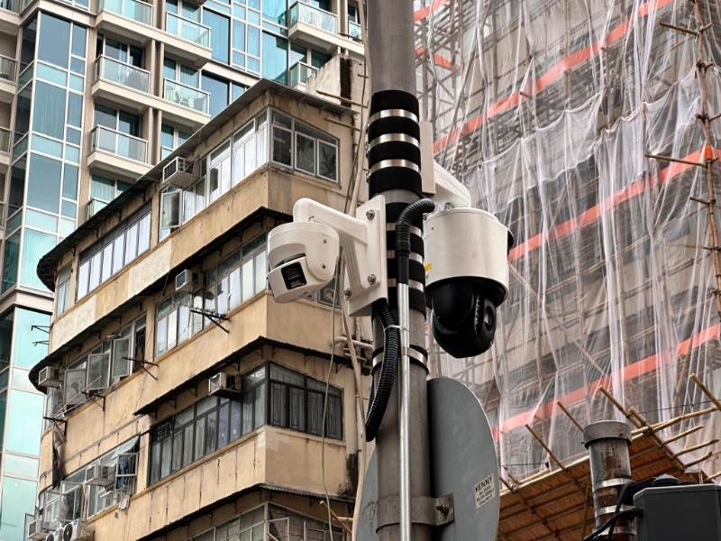 「锐眼」闭路电视计划有助警方破案。 「锐眼」闭路电视计划有助警方破案。