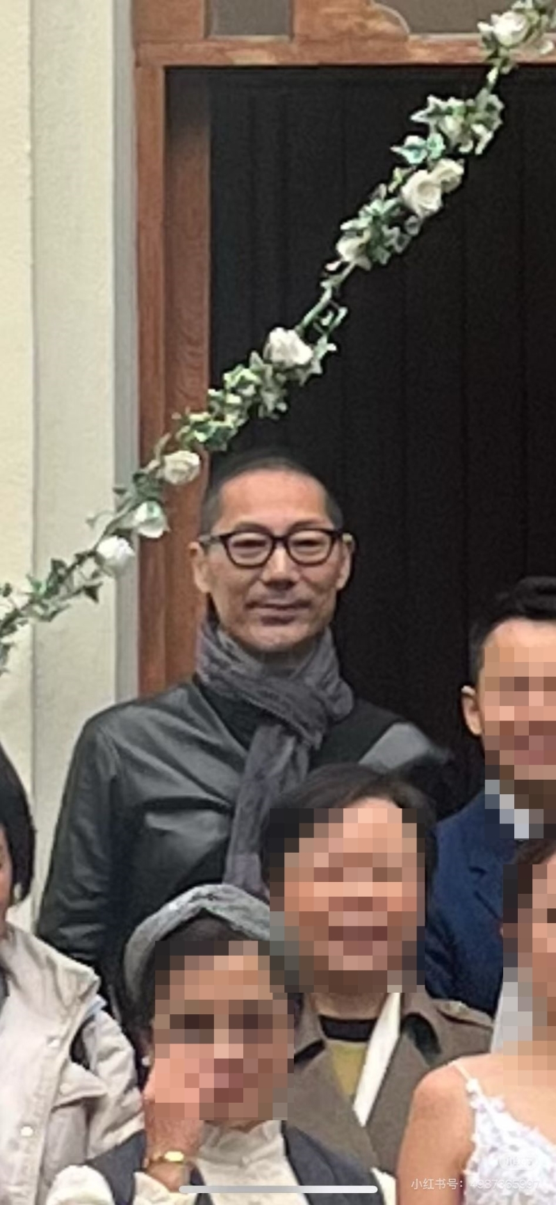 邓浩光日前现身婚礼。 邓浩光日前现身婚礼。