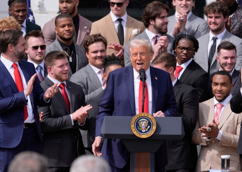 美国总统特朗普。 美联社 美国总统特朗普。 美联社