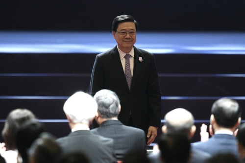 特首李家超。 特首李家超。