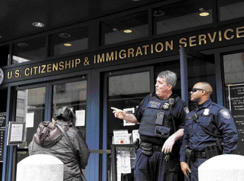 特朗普政府移民政策影响湾区。美联社资料图 特朗普政府移民政策影响湾区。美联社资料图