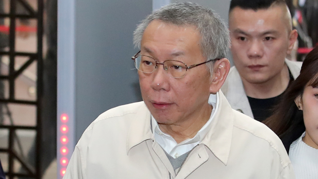 民众党前主席柯文哲。 民众党前主席柯文哲。