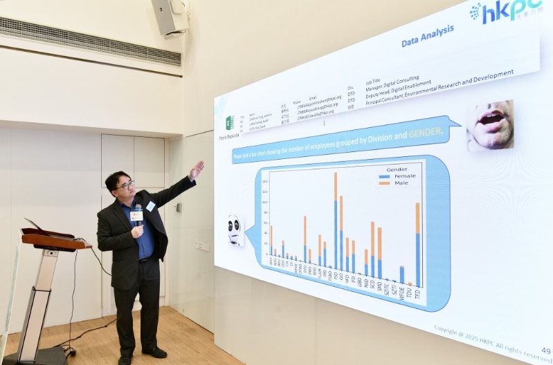 香港生产力促进局绿色生活与创新部环保科技研发首席顾问卢志伟以“ESG X AI实战案例”为题,分享了AI技术在ESG数据分析中的应用案例。 香港生产力促进局绿色生活与创新部环保科技研发首席顾问卢志伟以“ESG X AI实战案例”为题,分享了AI技术在ESG数据分析中的应用案例。