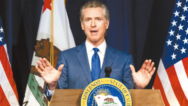 加利福尼亚州州长纽森 加利福尼亚州州长纽森