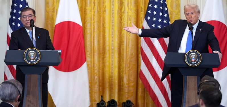 特朗普亲自谈日本关税 特朗普亲自谈日本关税