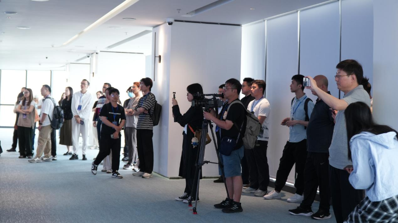 媒体团参观河套深港科技创新合作区 媒体团参观河套深港科技创新合作区