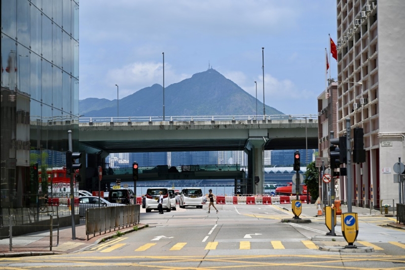 「港版富士山」近日突然爆紅。蘇正謙攝