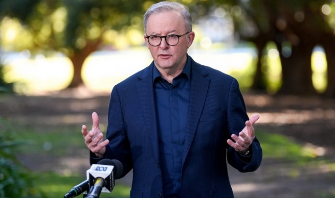 澳大利亚总理阿尔巴尼斯,图源:英媒 澳大利亚总理阿尔巴尼斯,图源:英媒