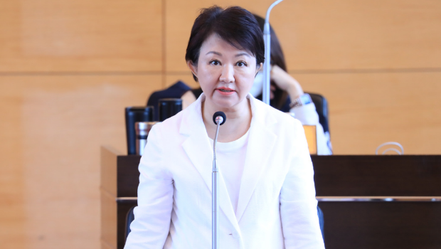 台中市长卢秀燕。 台中市长卢秀燕。