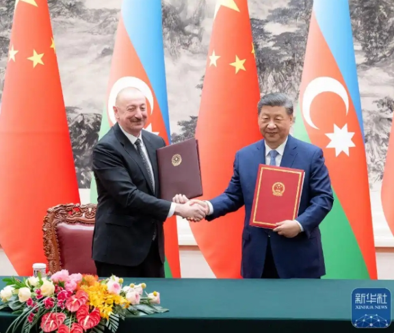 习近平和阿利耶夫 习近平和阿利耶夫