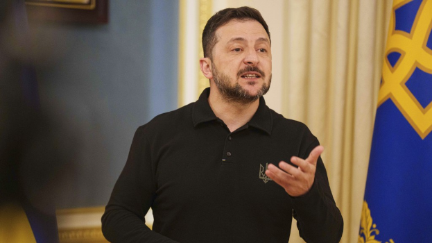 澤連斯基認為,承認俄吞併克里米亞,違反烏克蘭的憲法。美聯社