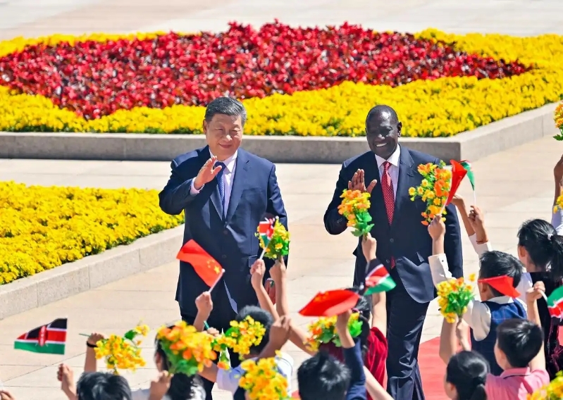 习近平主席会见肯尼亚总统 习近平主席会见肯尼亚总统