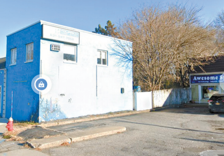 涉事按摩店附近路段。 涉事按摩店附近路段。