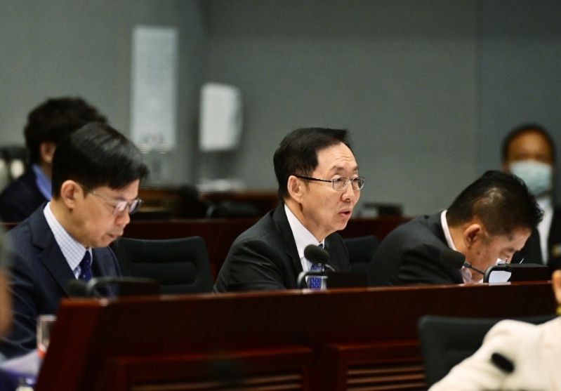 立法会议员陈健波。 立法会议员陈健波。