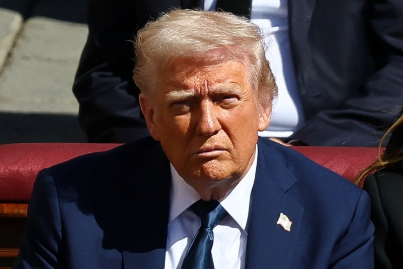 美國總統特朗普在其社交平台發文。路透社