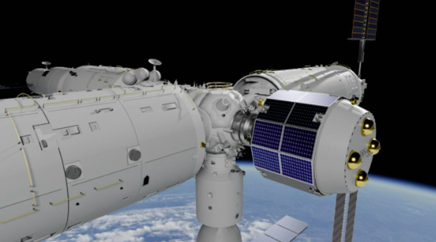 太空「快遞員」輕舟貨運飛船。中國科學院微小衛星創新研究院