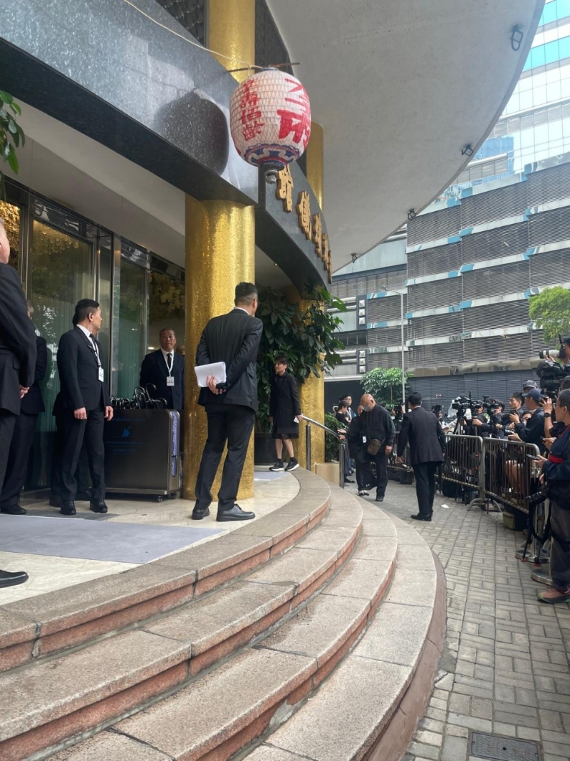 已故“赌王”四太梁安琪亦有到场。.jpg 已故“赌王”四太梁安琪亦有到场。.jpg