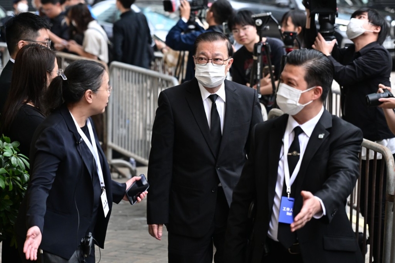 前人大常委谭耀忠。陈浩元摄 前人大常委谭耀忠。陈浩元摄