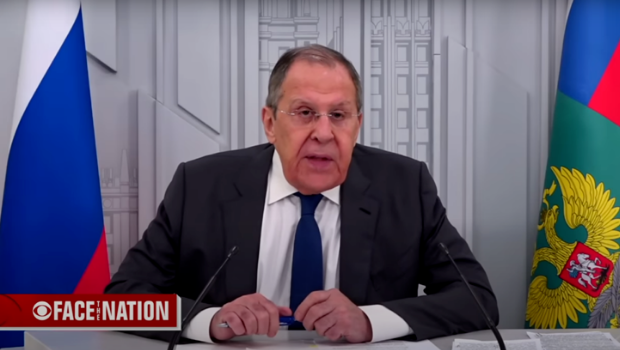 拉夫罗夫近日接受CBS采访。 拉夫罗夫近日接受CBS采访。