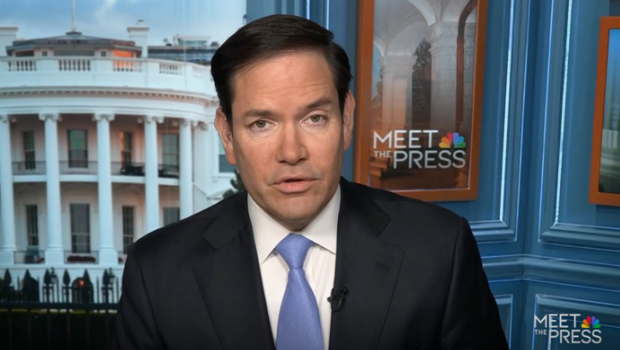 当地时间27日,鲁比奥接受NBC采访。 当地时间27日,鲁比奥接受NBC采访。