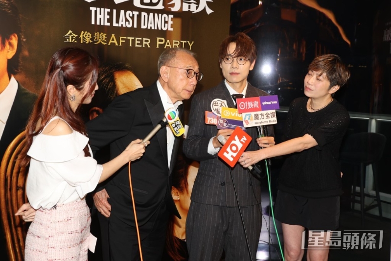 杨受成博士与林家谦受访,两人超可爱 杨受成博士与林家谦受访,两人超可爱