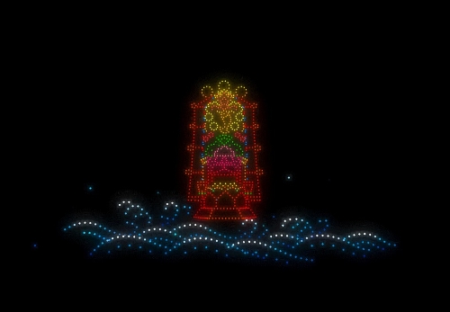 巨型花炮。 模拟图片 巨型花炮。 模拟图片