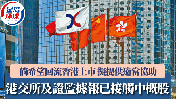 港交所及证监据报已接触中概股 港交所及证监据报已接触中概股