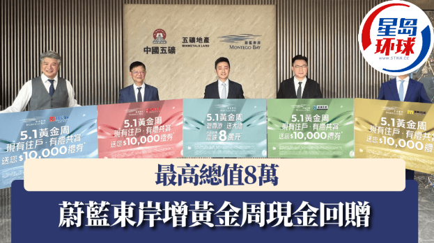 蔚蓝东岸增黄金周现金回赠最高8万 蔚蓝东岸增黄金周现金回赠最高8万